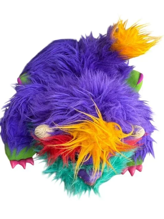 Vintage 1986 My Pet Monster, Rark, Hand Puppet Stuffed Animal Without Handcuffs - Picture 4 of 13